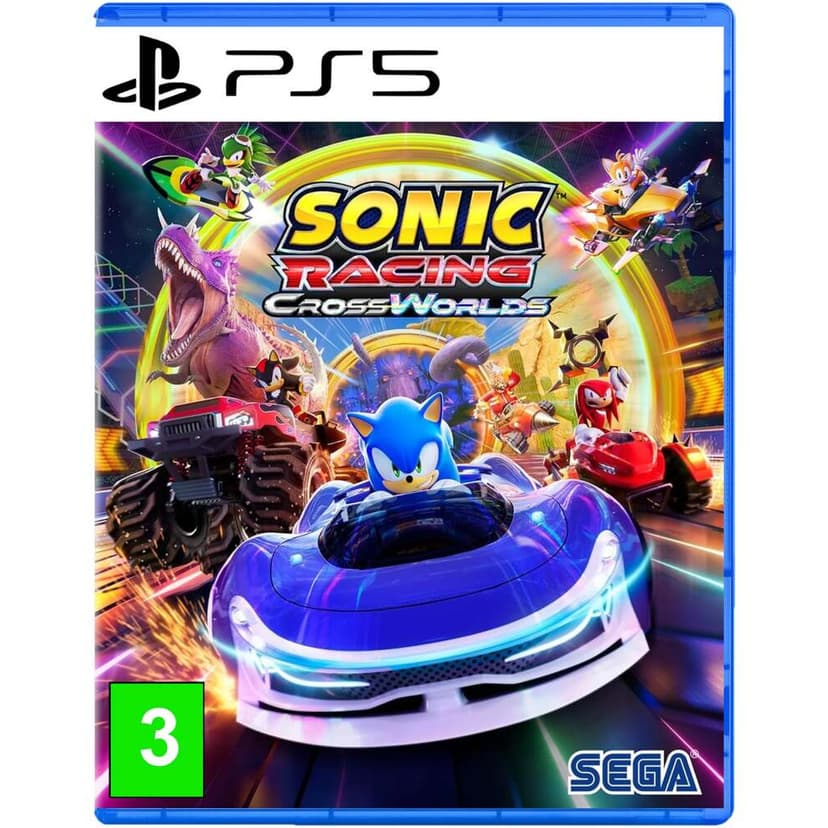 Sonic Racing CrossWorlds - PS5 Game Disc