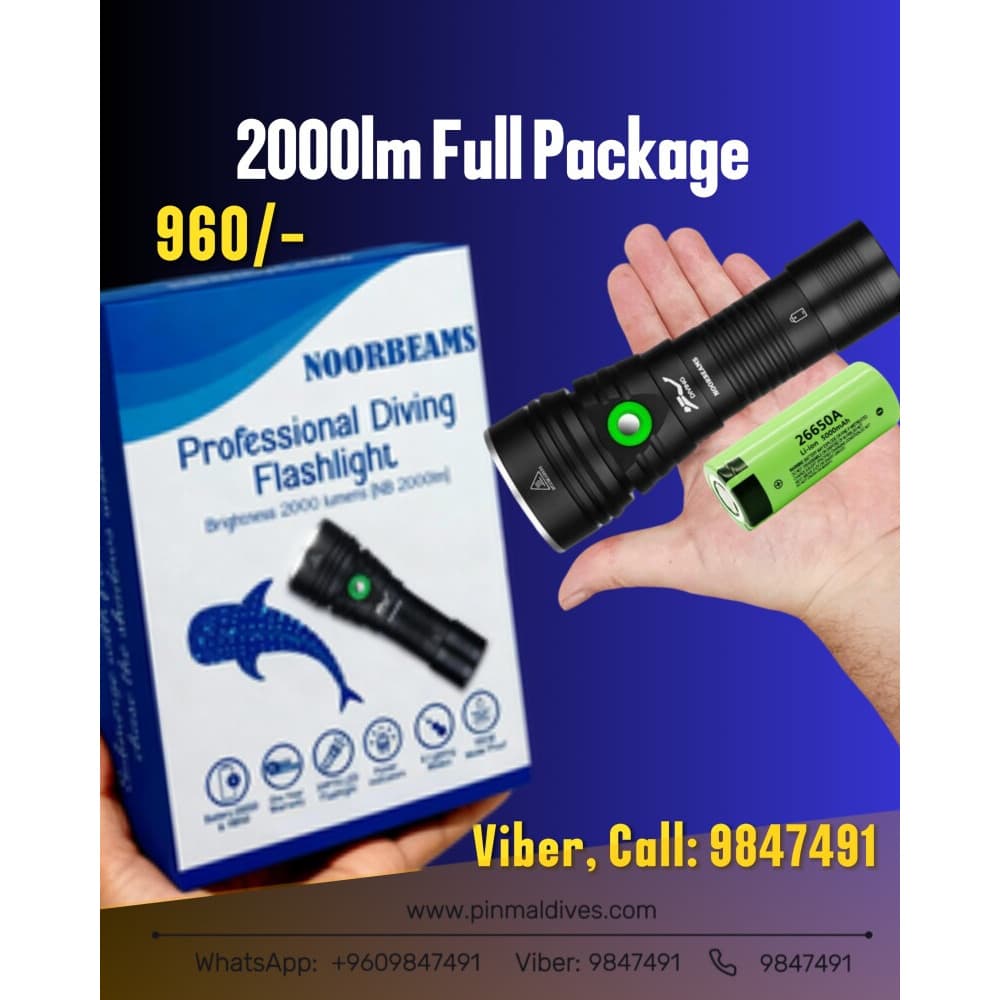 2000 lumens brighter, 3hrs Tarbo and 11 hrs normal & rechargeable — image 1