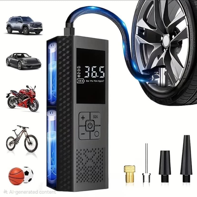 Portable Tire Inflator Air Compressor, 7496914