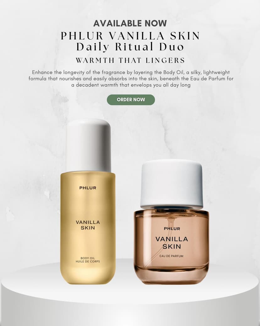 PHLUR VANILLA SKIN Daily Ritual Duo