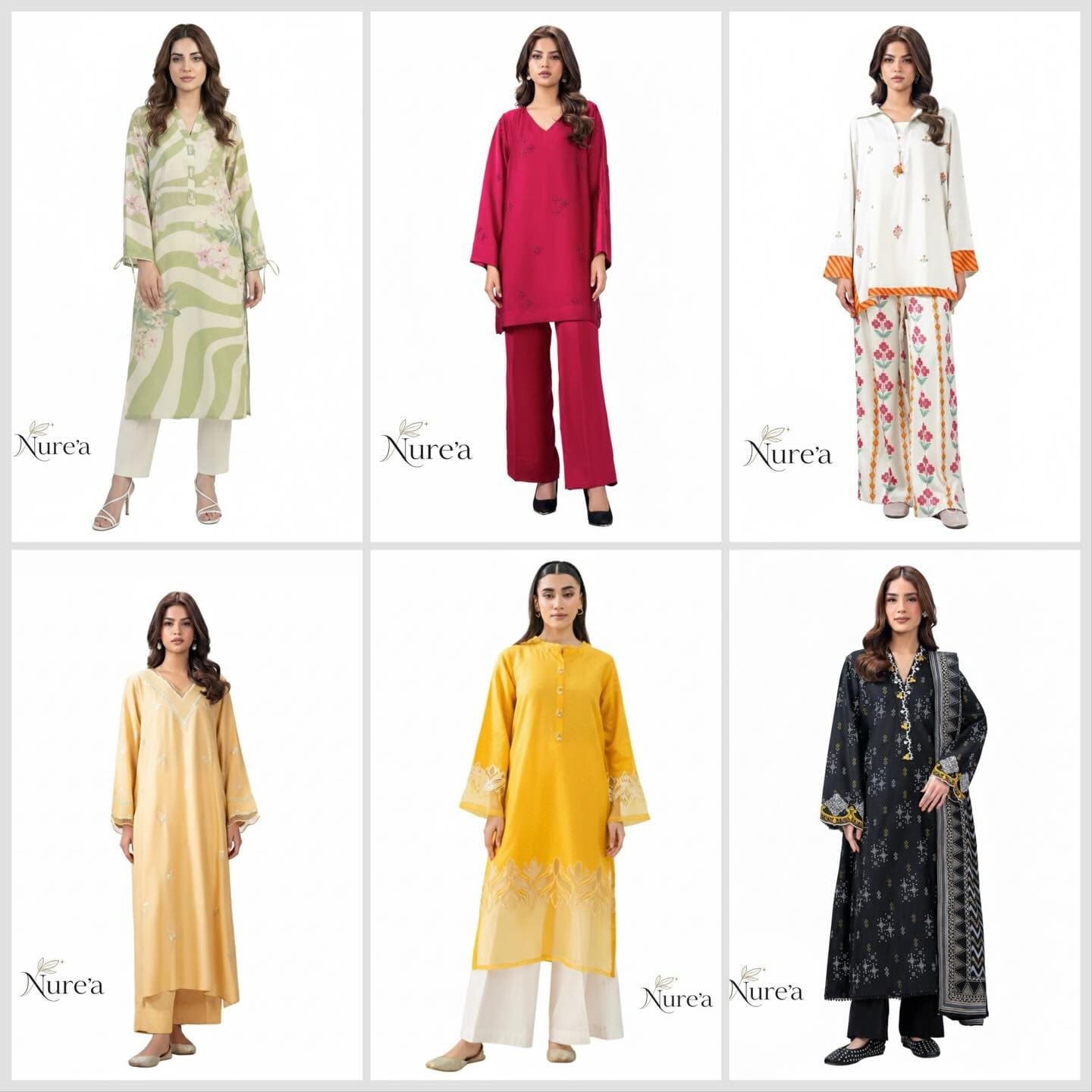 Nure'a Gold Embroidered Long Tunic — image 1