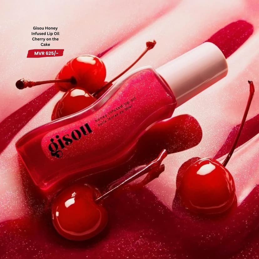 Gisou Honey Infused Lip Oil - Limited Edition - Cherry on the Cake