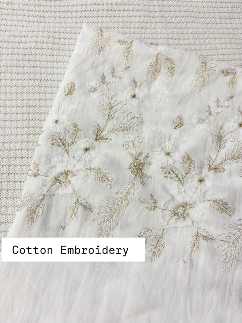 Cotton Embroidery