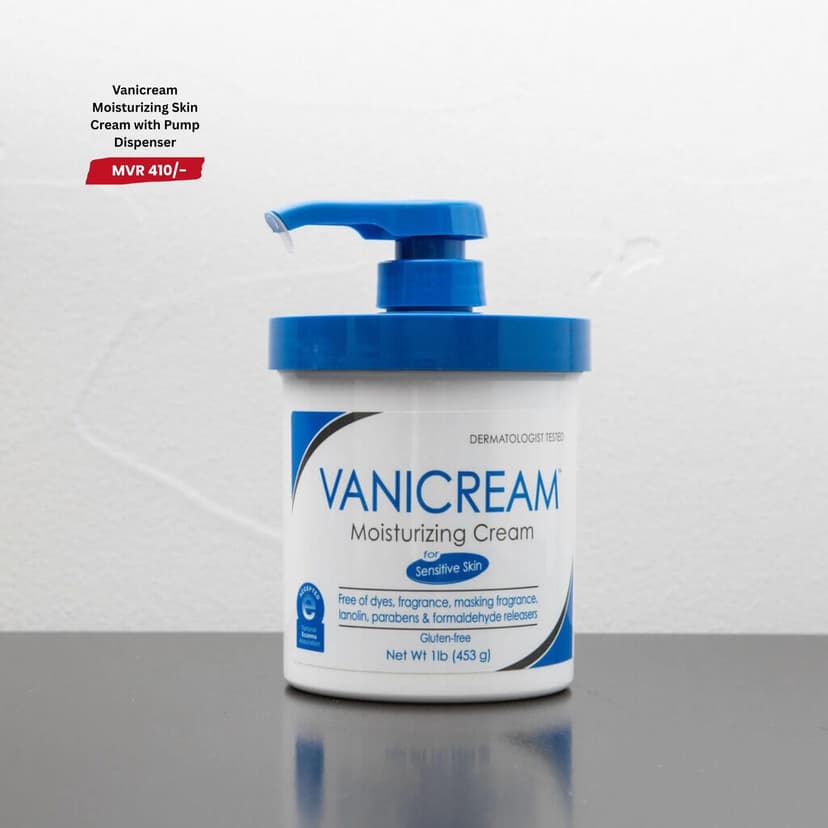 Vanicream Moisturizing Skin Cream with Pump Dispenser