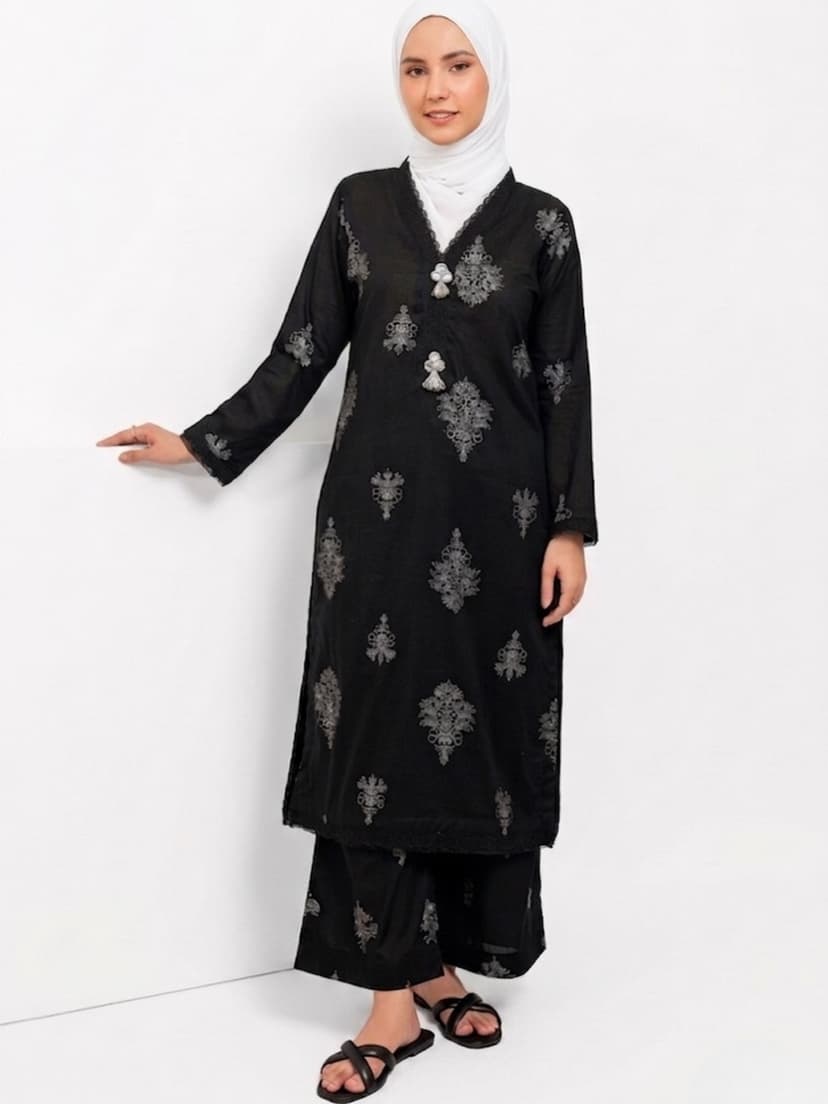 Cotton Lawn Kurta Set (2 piece)