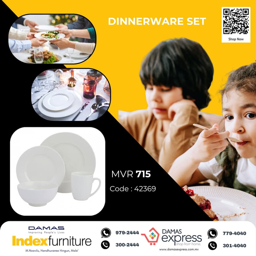 Kemmis Dinnerware 16 Pcs/Set