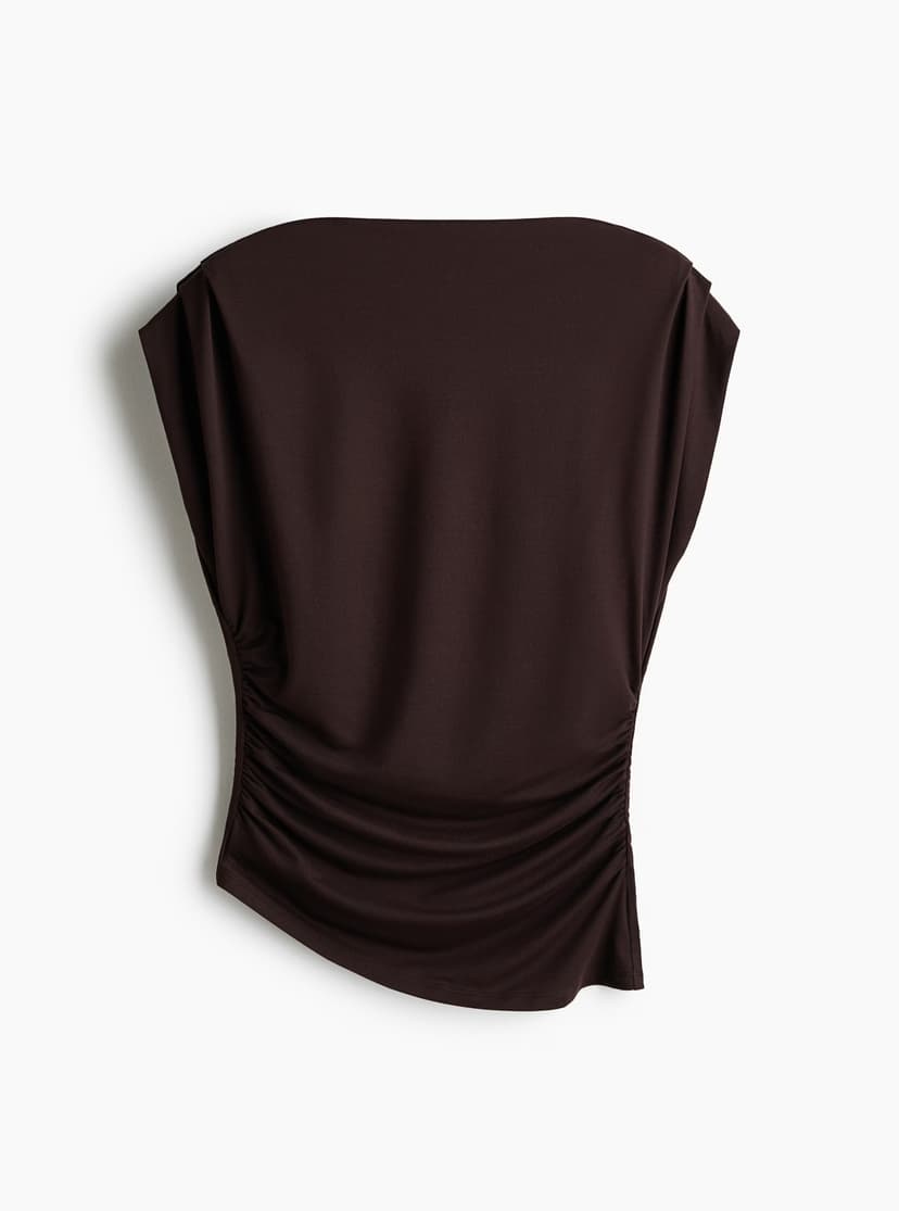 Draped Boat-Neck Top | H&M Women