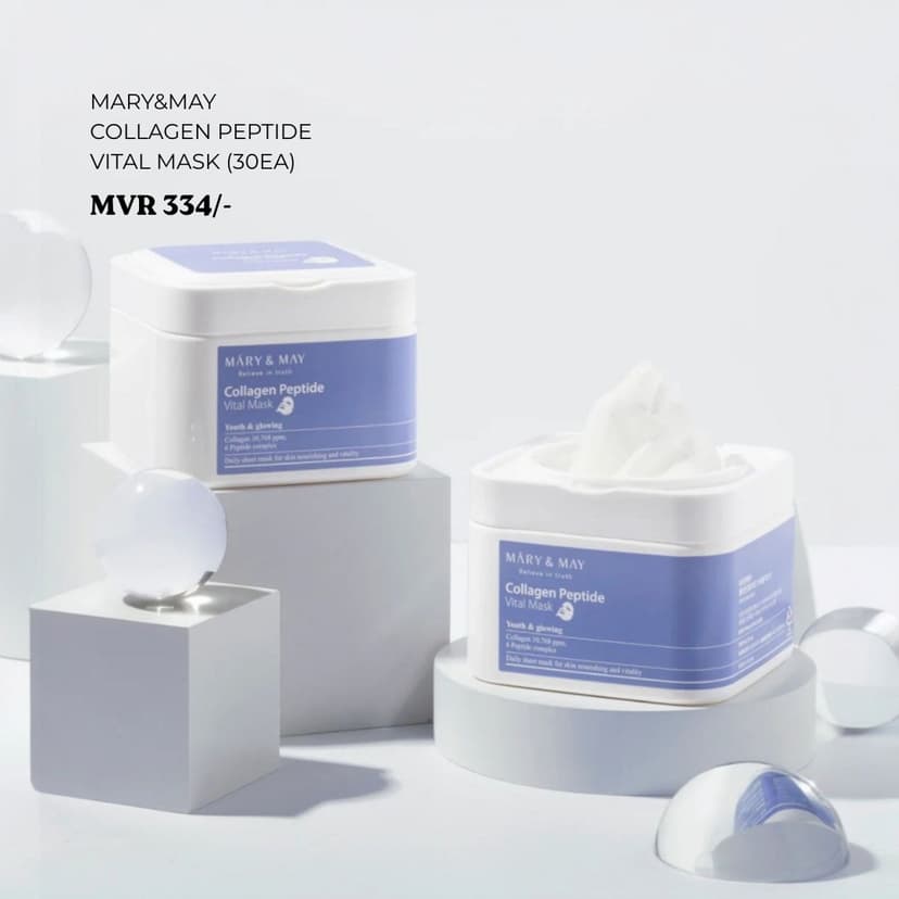 Mary & May Collagen Peptide Vital Mask (30ea)