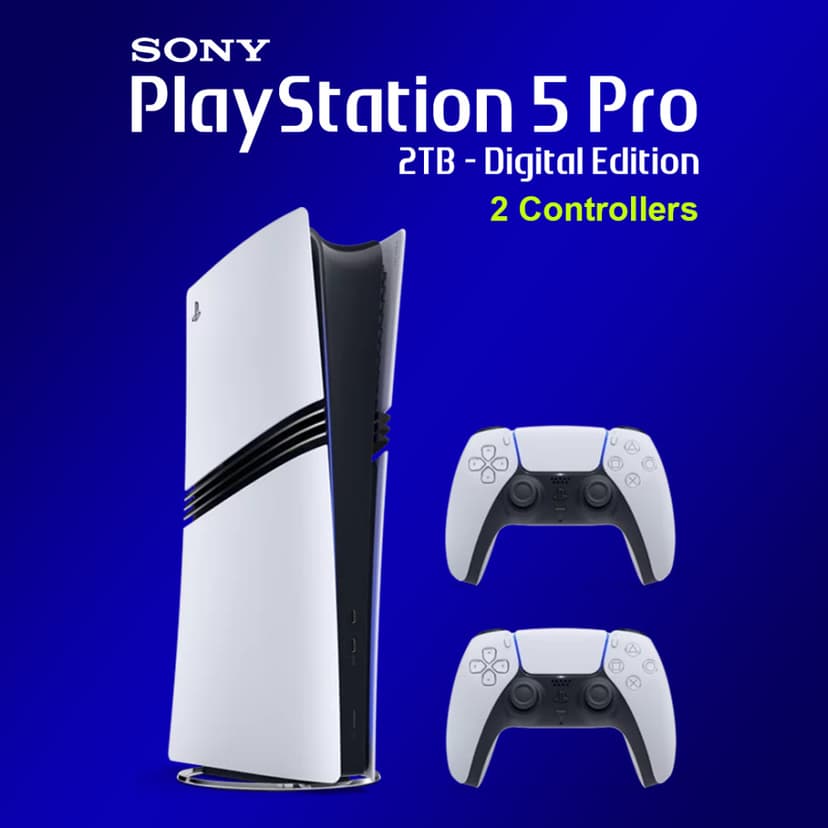 Sony PlayStation 5 Pro 2TB Console Digital 2 Controller PS5 Pro