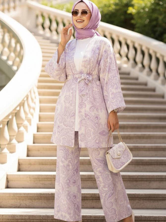 Turkey kimono pashmina style co-ord sets