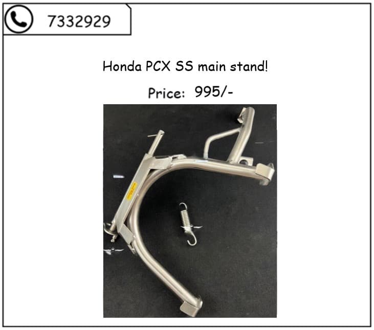 Honda PCX SS main stand
