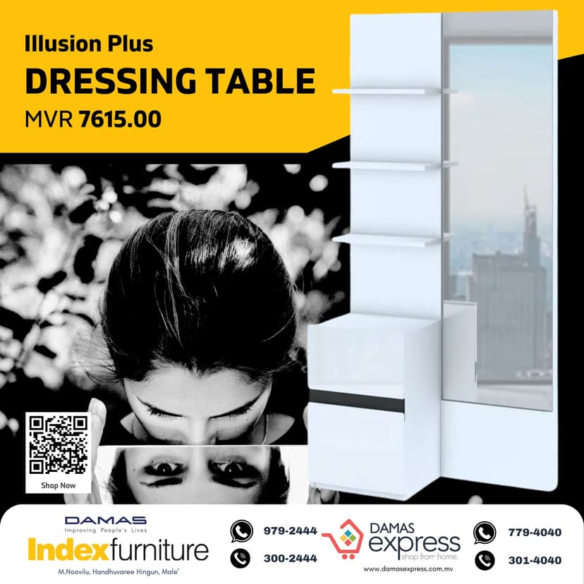 Illusion plus dressing table