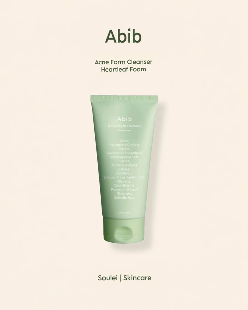 Abib Acne Foam Cleanser Heartleaf Foam