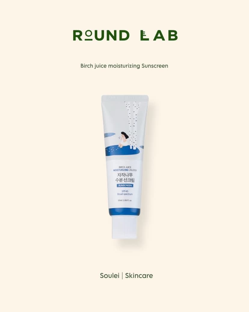 Round Lab Birch Juice Moisturizing Sunscreen SPF50+ PA++++