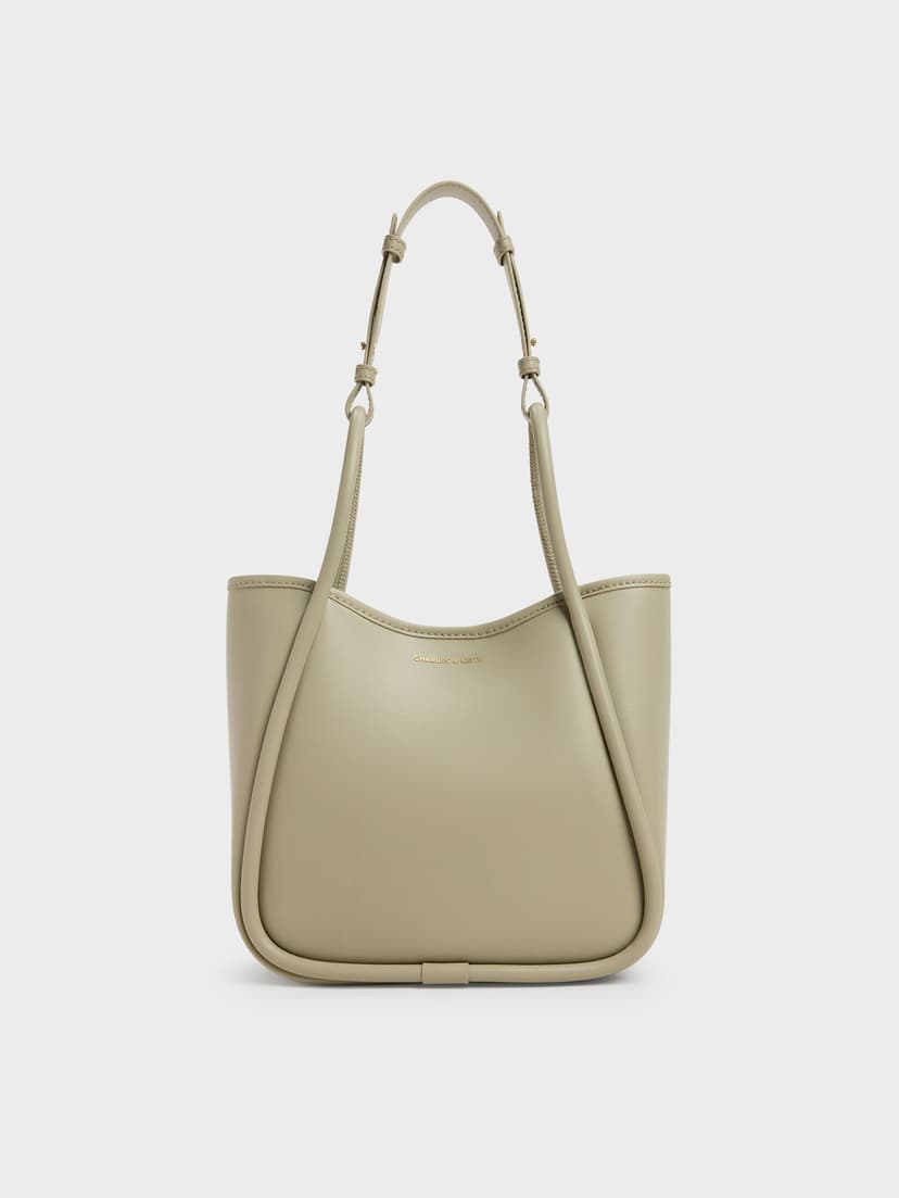 Mini Lyla Tubular Bag in Pale Olive
