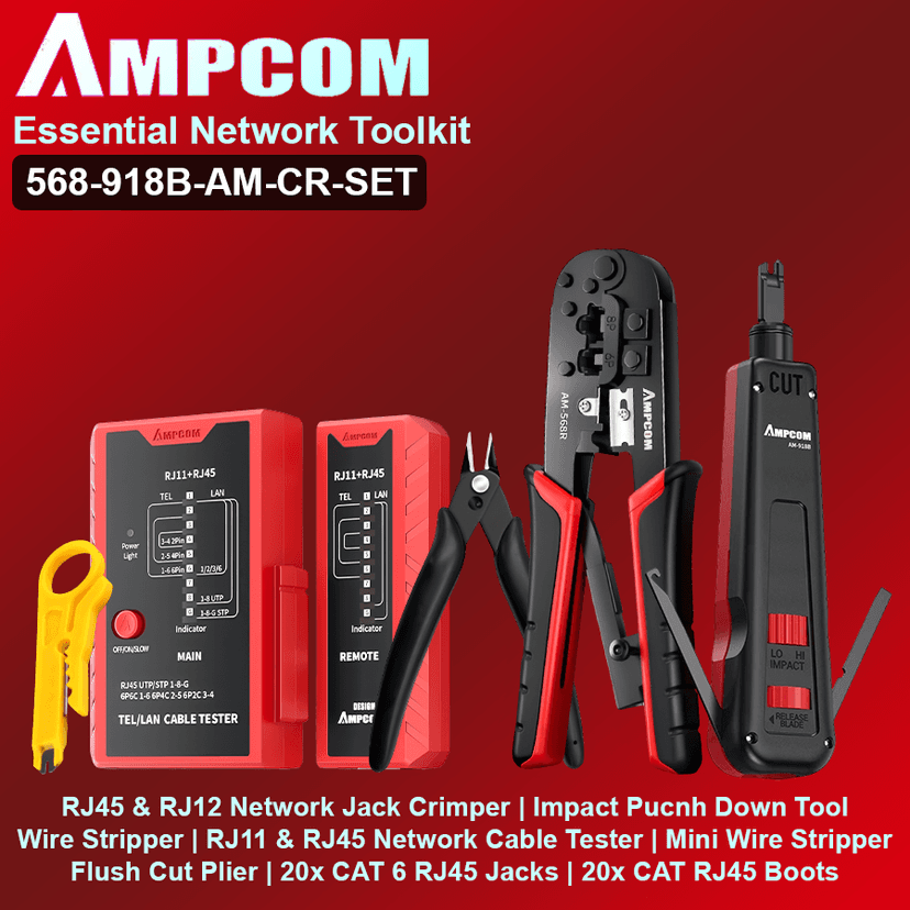 Network Tool Kit with 5 Essential Tools
