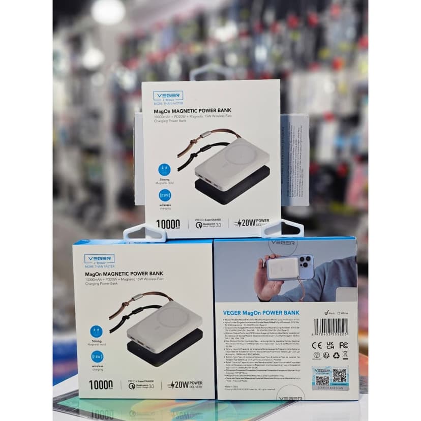 VEGER Magnatic Wireless Power Bank