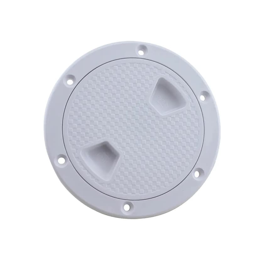 ABS Round Hatch Cover White 4" (LD021-06-01) 7772694