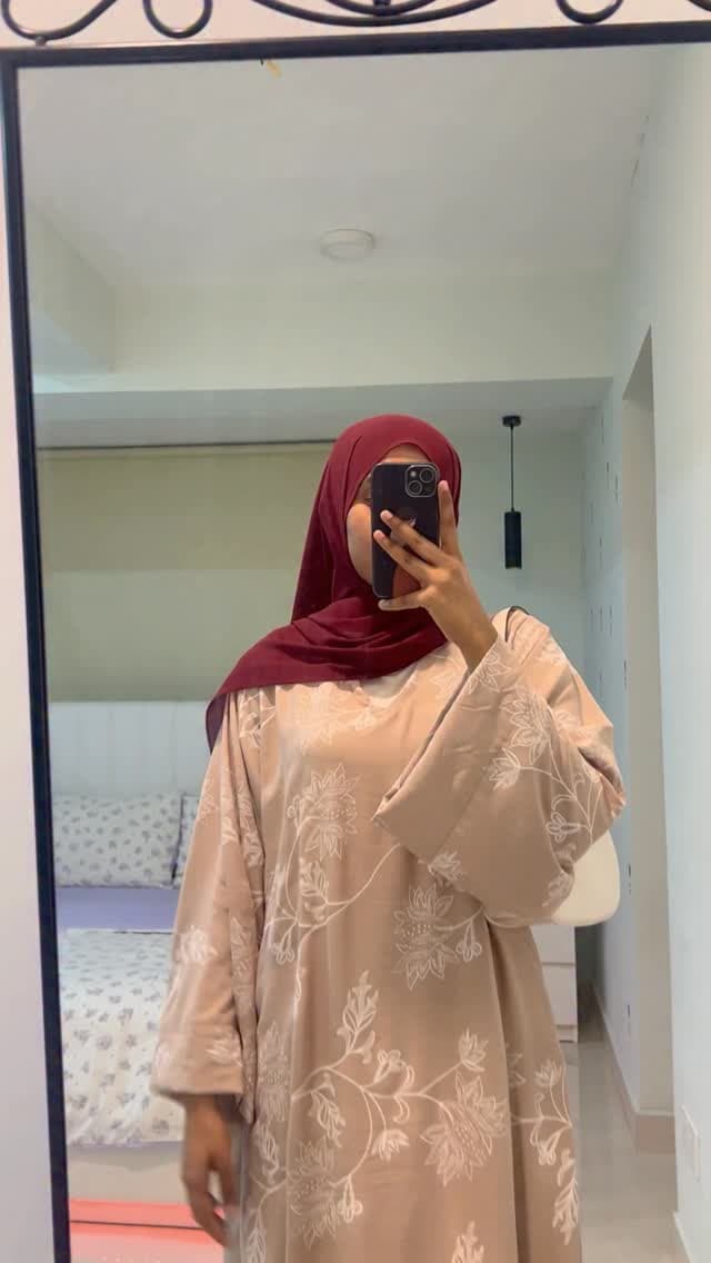 Floral Print Abaya