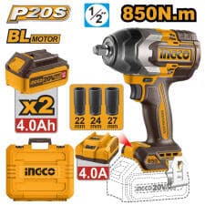 INGCO CIWLI2085 IMPACT WRENCH CORDLESS BRUSHLESS