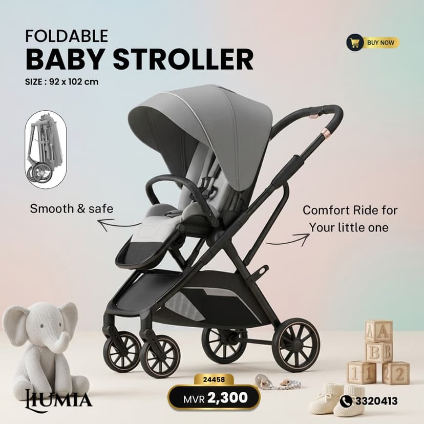 Foldable Baby Stroller (24458)