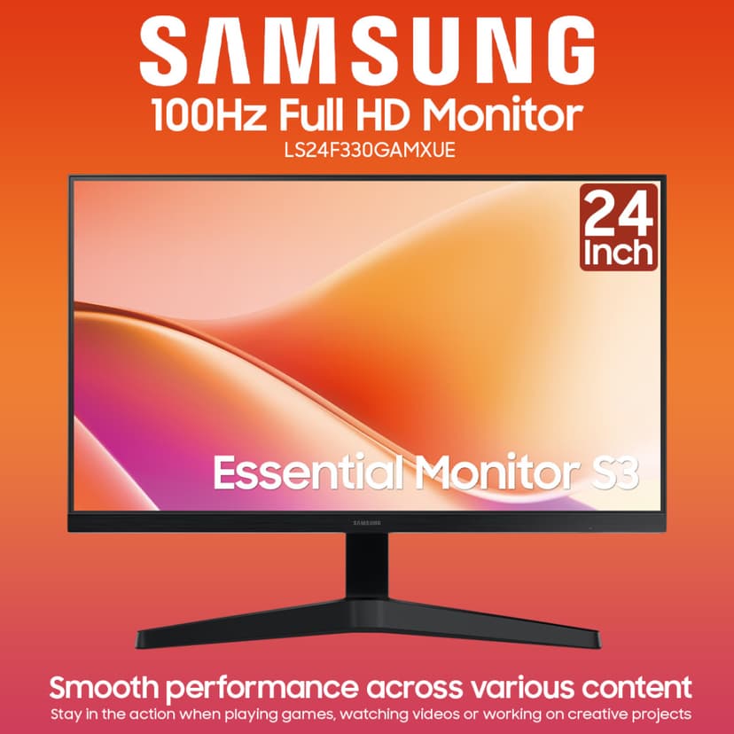 Samsung 24 Inch 100Hz Full HD Monitor - LS24F330EAMXUE